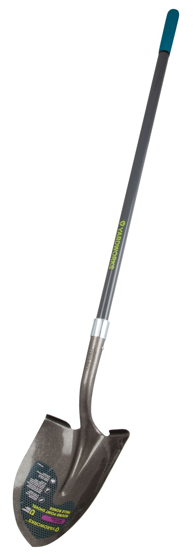 Ergo Steel Round-Point Long-Handle Shovel, 57-in Fibreglass Shaft U7G8 - product image 2