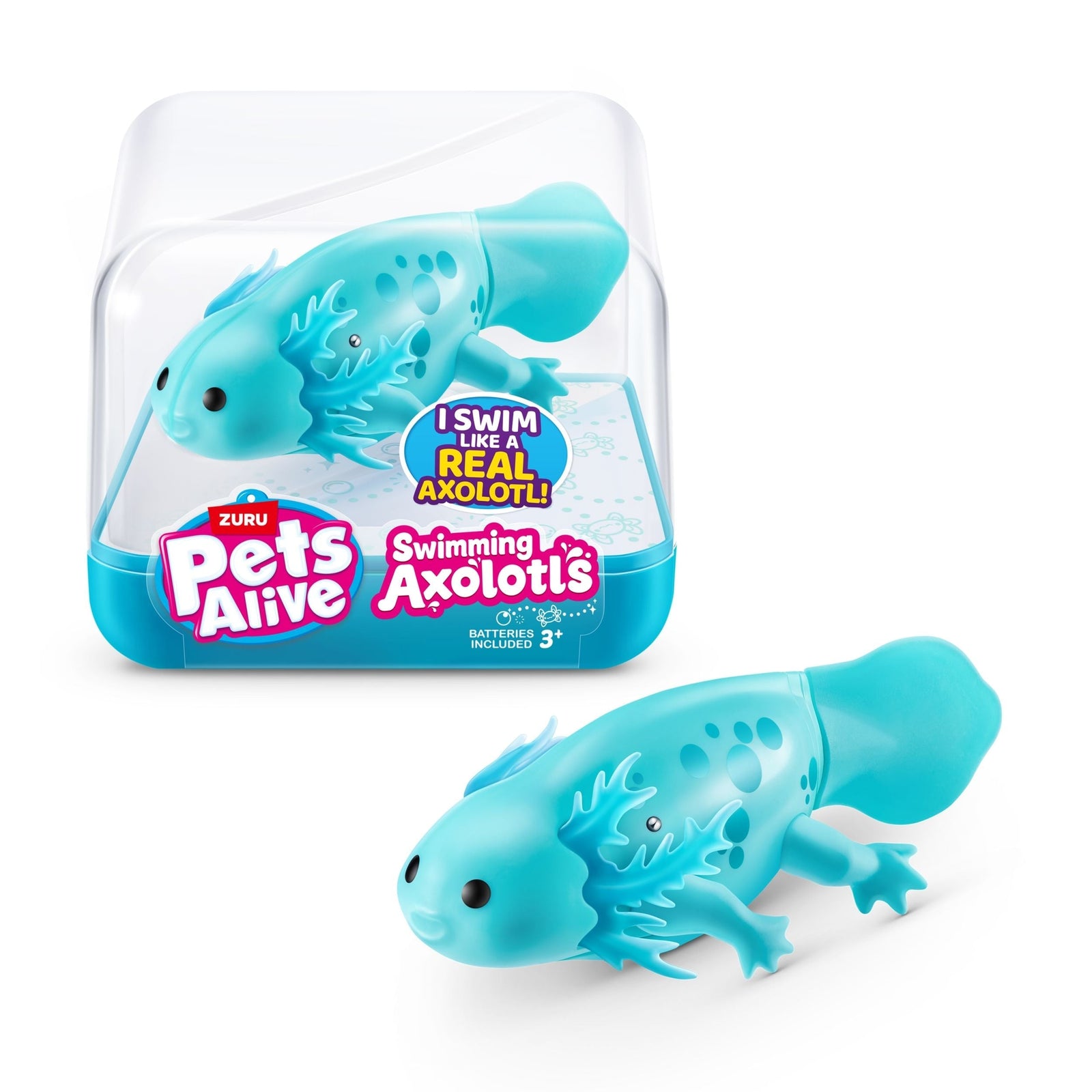 Pets Alive Realsitic Swimming Axolotl for Ages 3+ U4B6 - product image 1