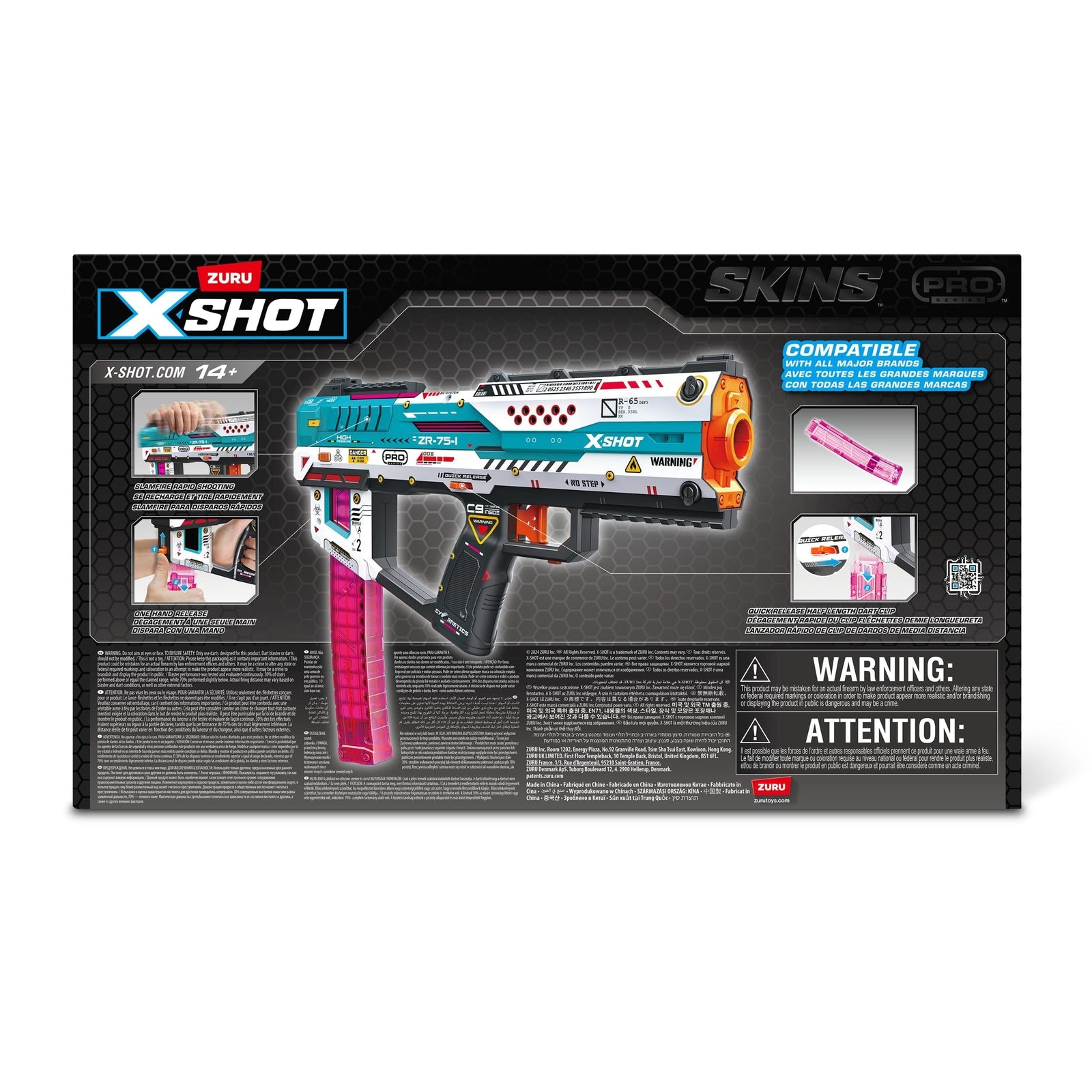 X-Shot Performance Fury-X Dart Blaster with 40 Darts A5U3 - product image 2