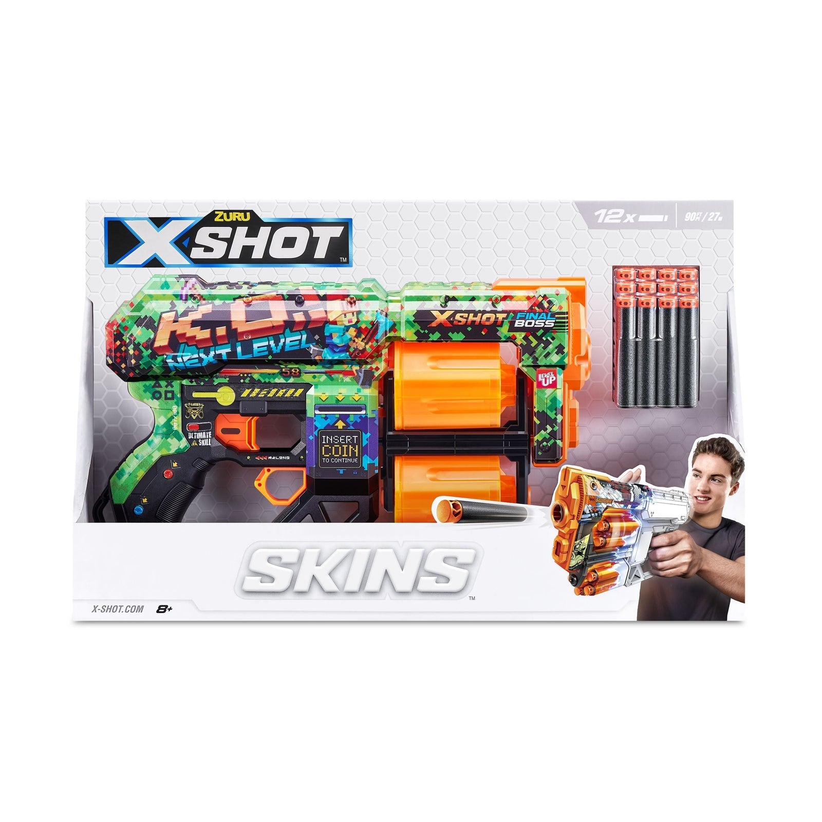 X-Shot Skins Dread, 7 Unique Designs, 12-Dart Capacity, Ages 8+ U6T0 - product image 5