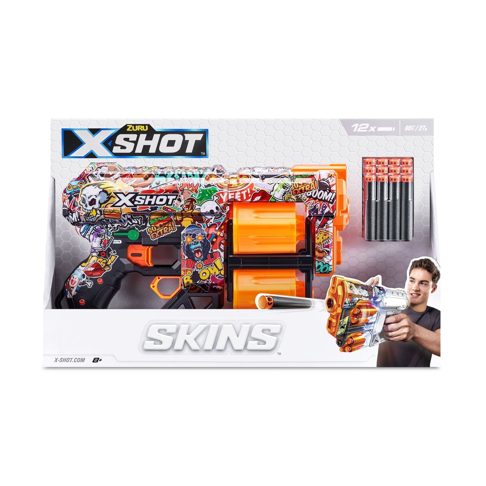 X-Shot Skins Dread, 7 Unique Designs, 12-Dart Capacity, Ages 8+ W2N6 - product image 6