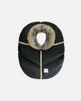 7AM Enfant Car Seat Cocoon Black Faux Fur V5J0 - product image 1