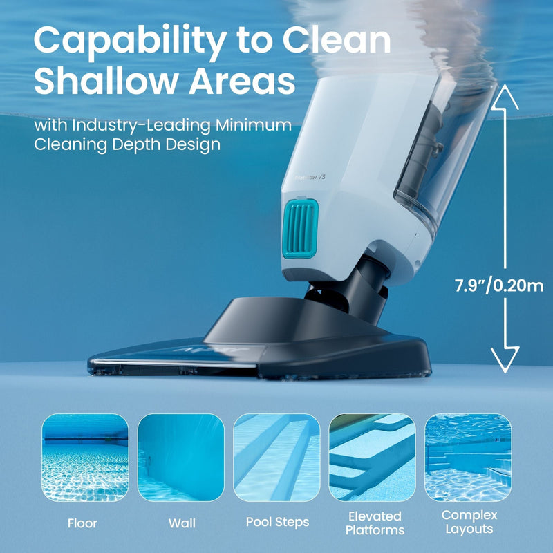 PilotFlow V3 Handheld Pool Vacuums Cleaner B8W0