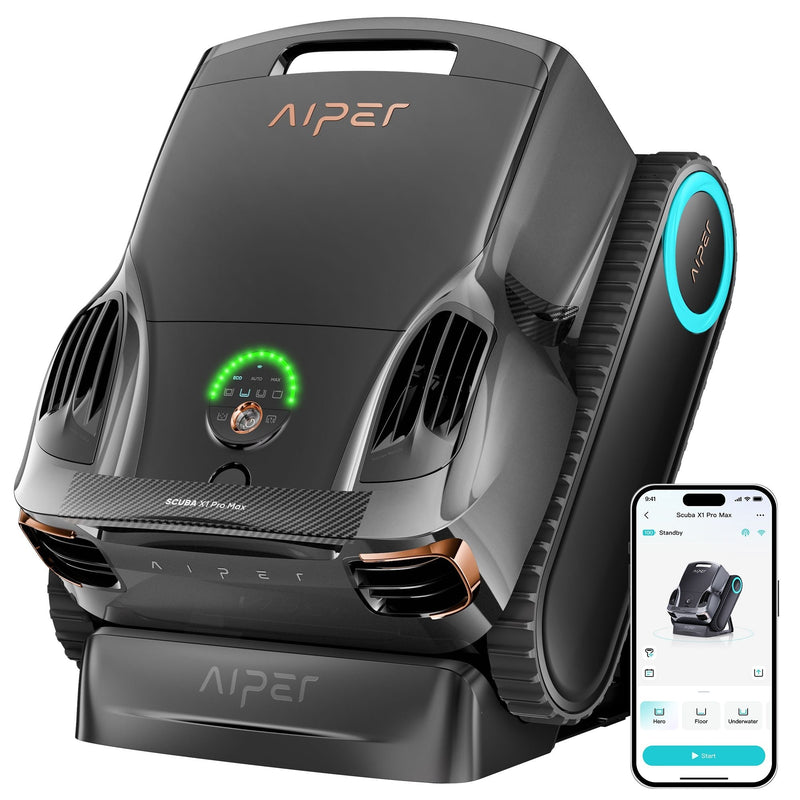 X1 Pro Max All‑In‑One Smart Cordless Robotic Pool Cleaner for Comprehensive Pool Care P1Q1