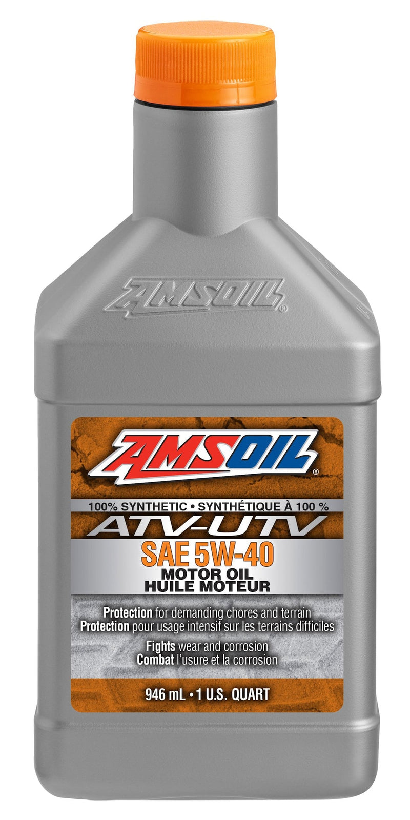 946-mL 100% Synthetic 5W40 ATV/UTV Engine Oil V7G5