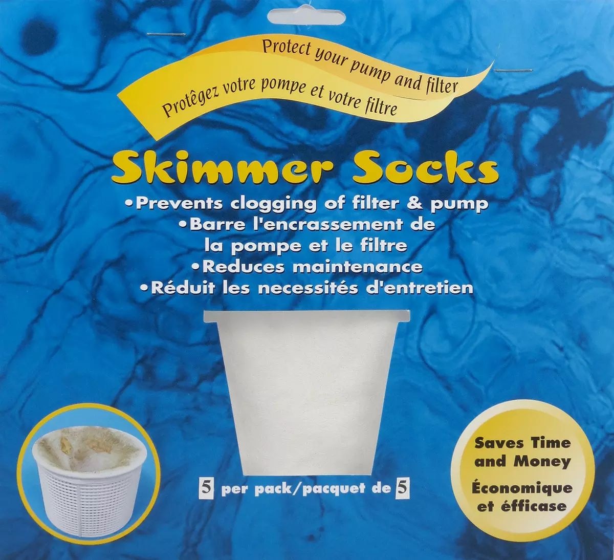 Pool Skimmer Socks for Baskets & Skimmers, 5-pk I3Q5 - product image 1