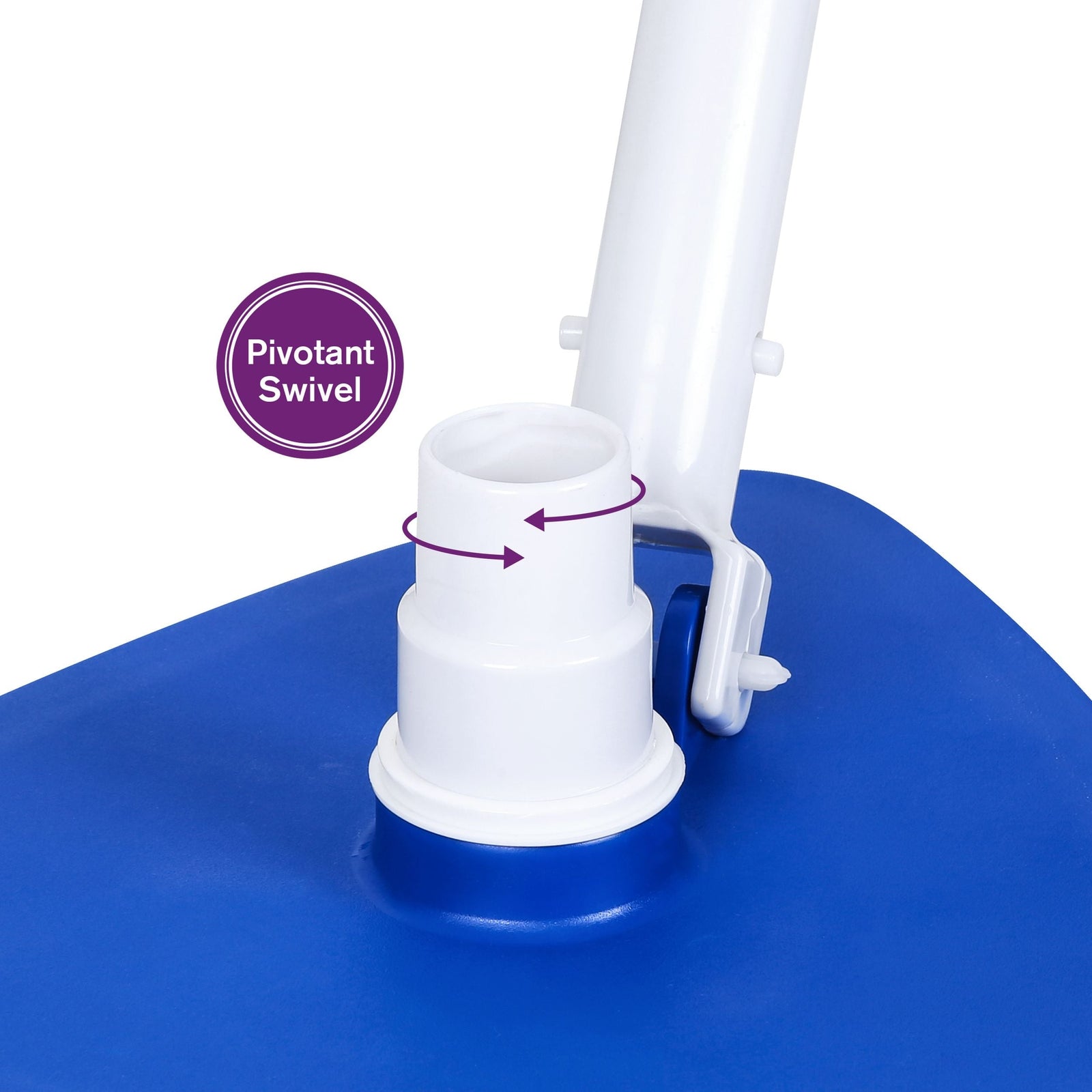 Triangular Pool Vacuum Head with Swivel Adapter E0Z4 - product image 4