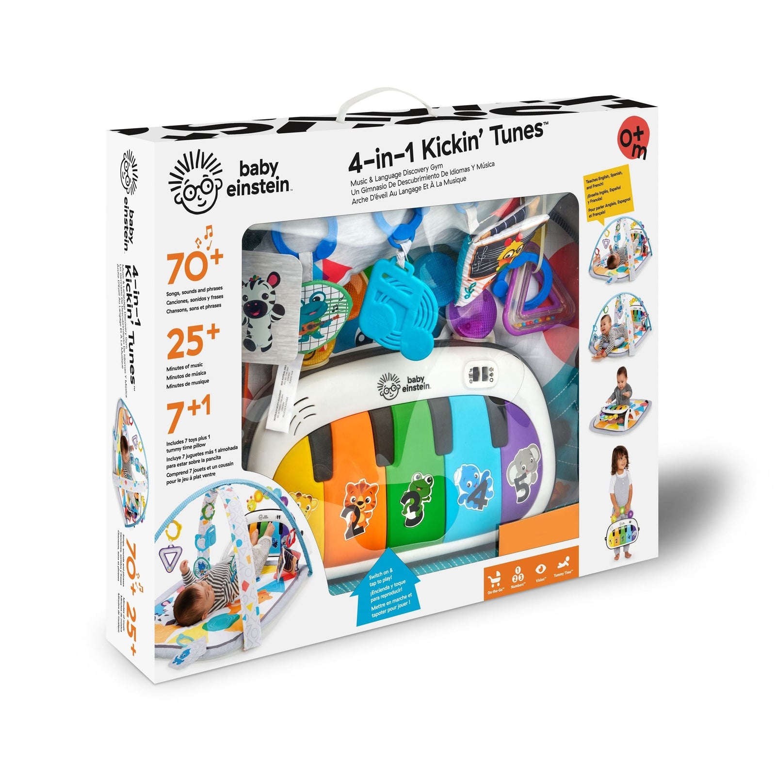 Baby Einstein 4-in-1 Kickin' Tunes Music and Language Discovery Gym Y3I2 - product image 3
