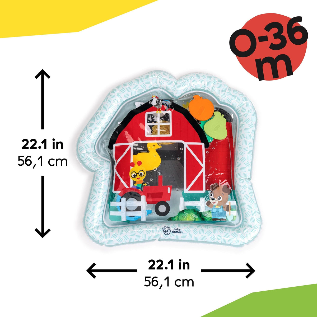 Baby Einstein Cal's Sensory Barn Tummy Time Water Mat Z3P4 - product image 7