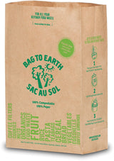 Bag to Earth Small Organic Compostable and Biodegradable Food Waste Bags, 10-pk, 5.5-L E3C8 - product image 2