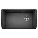 Diamond SILGRANIT 33-in Super Single Undermount Kitchen Sink, Anthracite I1F3 - product image 1
