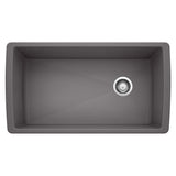 Diamond SILGRANIT 33-in Super Single Undermount Kitchen Sink, Cinder R3D1 - product image 1