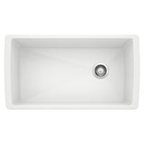 Diamond SILGRANIT 33-in Super Single Undermount Kitchen Sink, White Q3R2 - product image 1