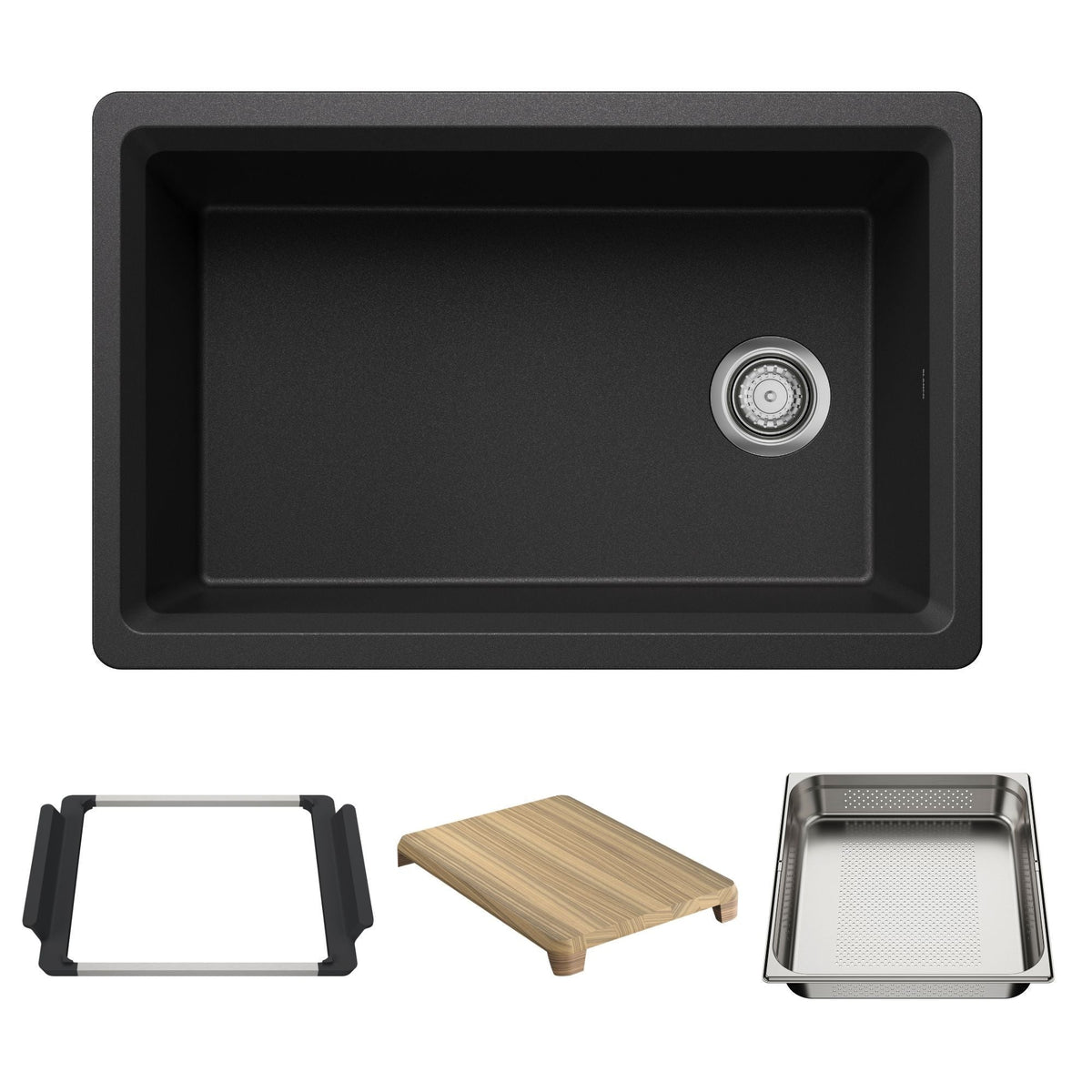 Inteos 30-in SILGRANIT Workstation Kitchen Sink S1B5 - product image 1