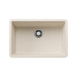 Precis SILGRANIT 27-in Single Bowl Undermount Kitchen Sink, Soft White Y3W5 - product image 1