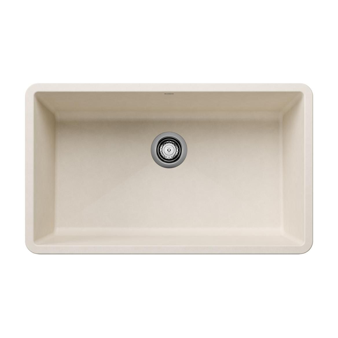Precis SILGRANIT 32-in Super Single Undermount Kitchen Sink, Soft White N8F7 - product image 1