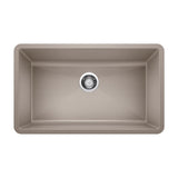 Precis SILGRANIT 32-in Super Single Undermount Kitchen Sink, Truffle P3L1 - product image 1