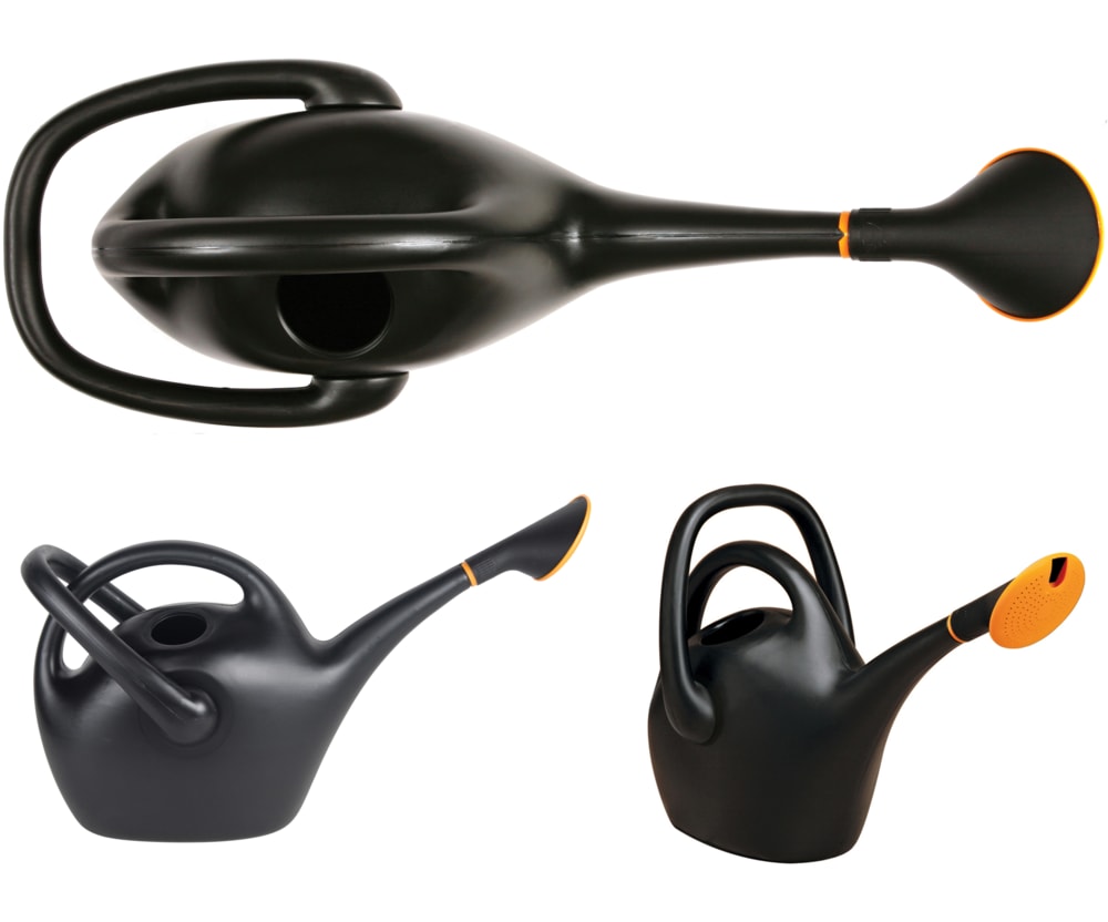 Easypour 2-in-1 Spout Watering Can with Dual Handle, 9.8-L, (2.6 US gal) Black D2M4 - product image 2