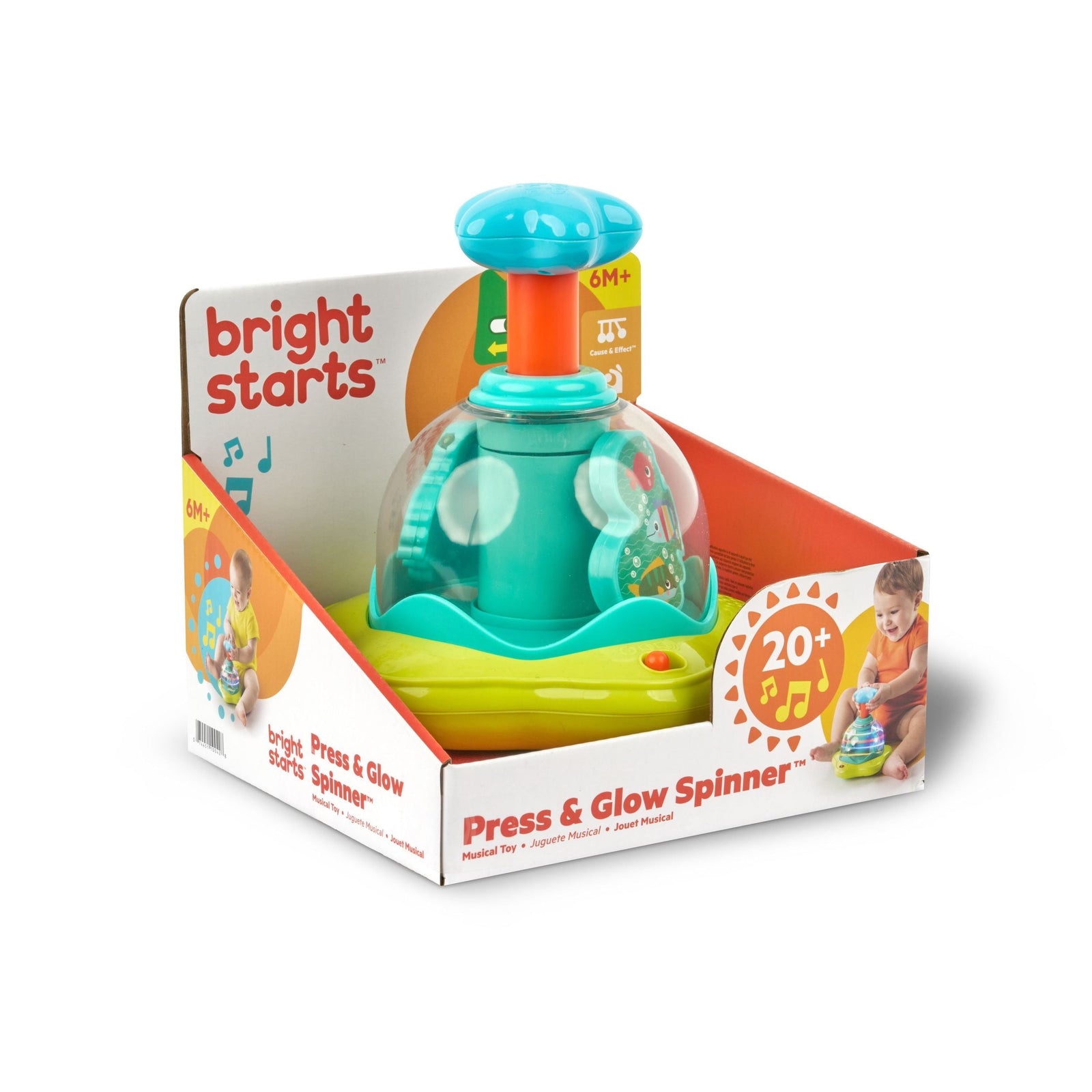 Starts Press and Glow Spinner Toy Q5Z2 - product image 2