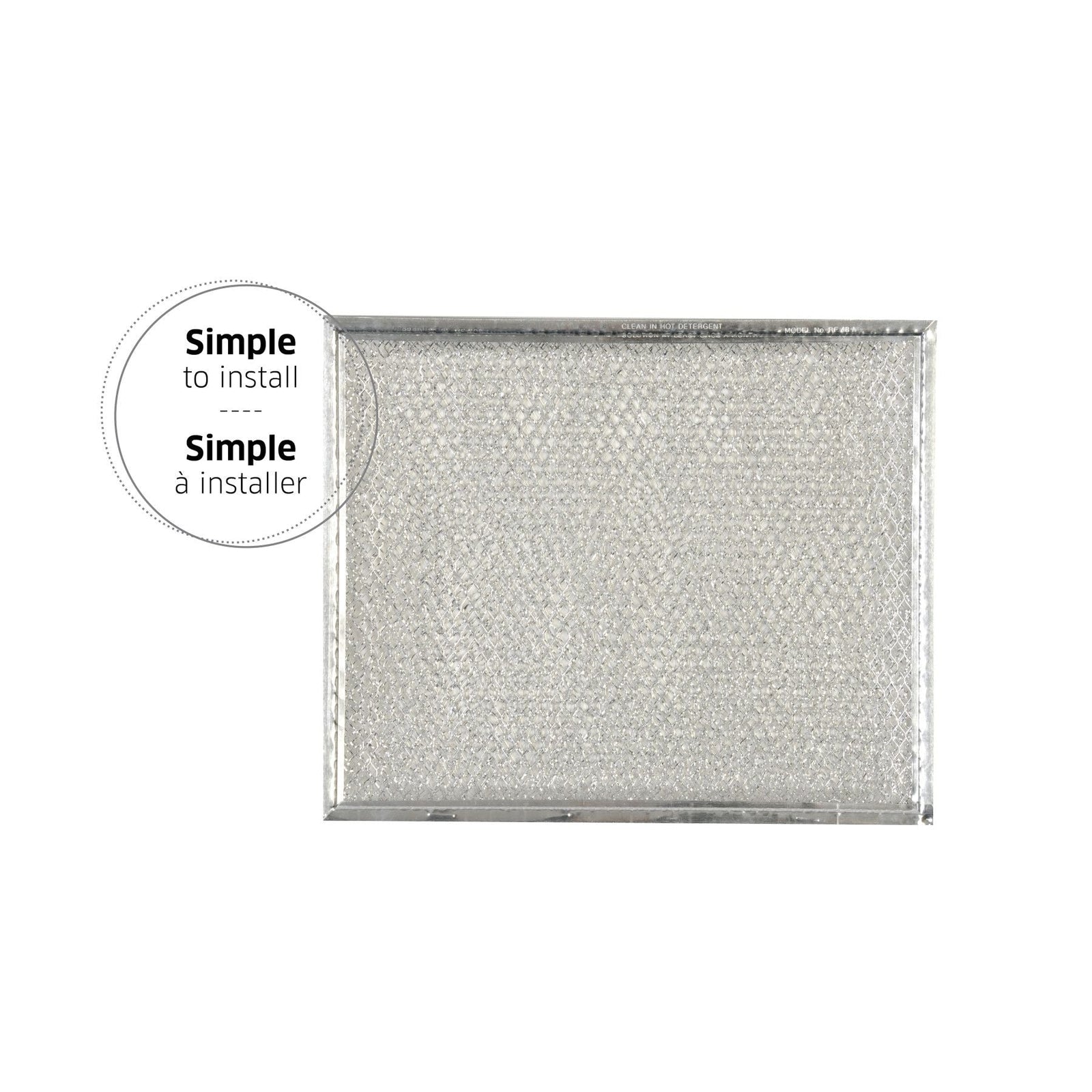 RF48A Aluminum Wire Mesh Replacement Filter for 48000 Series Range Hoods Z9S7 - product image 4