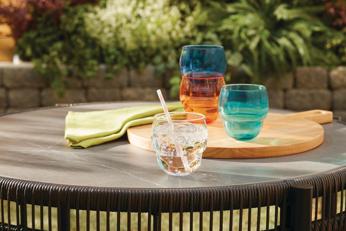 Stacking Bubble Glass Set, BPA Free, Dishwasher Safe, Stackable F7Z8 - product image 4