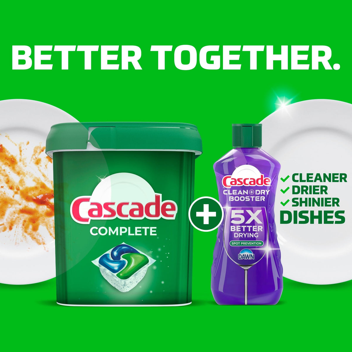 Complete ActionPacs, Dishwasher Detergent Pods, Fresh, 80 Count X3P0 - product image 1