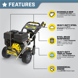 Power Equipment PRO 4200 PSI 4.0 GPM Commercial Duty Low Profile Gas Pressure Washer E3I1 - product image 6