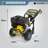 Power Equipment PRO 4200 PSI 4.0 GPM Commercial Duty Low Profile Gas Pressure Washer V8X5 - product image 7