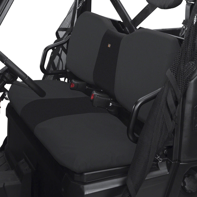 Classic Accessories QuadGear UTV Bench Seat Cover for Polaris Ranger XP/HD, Black X1F1