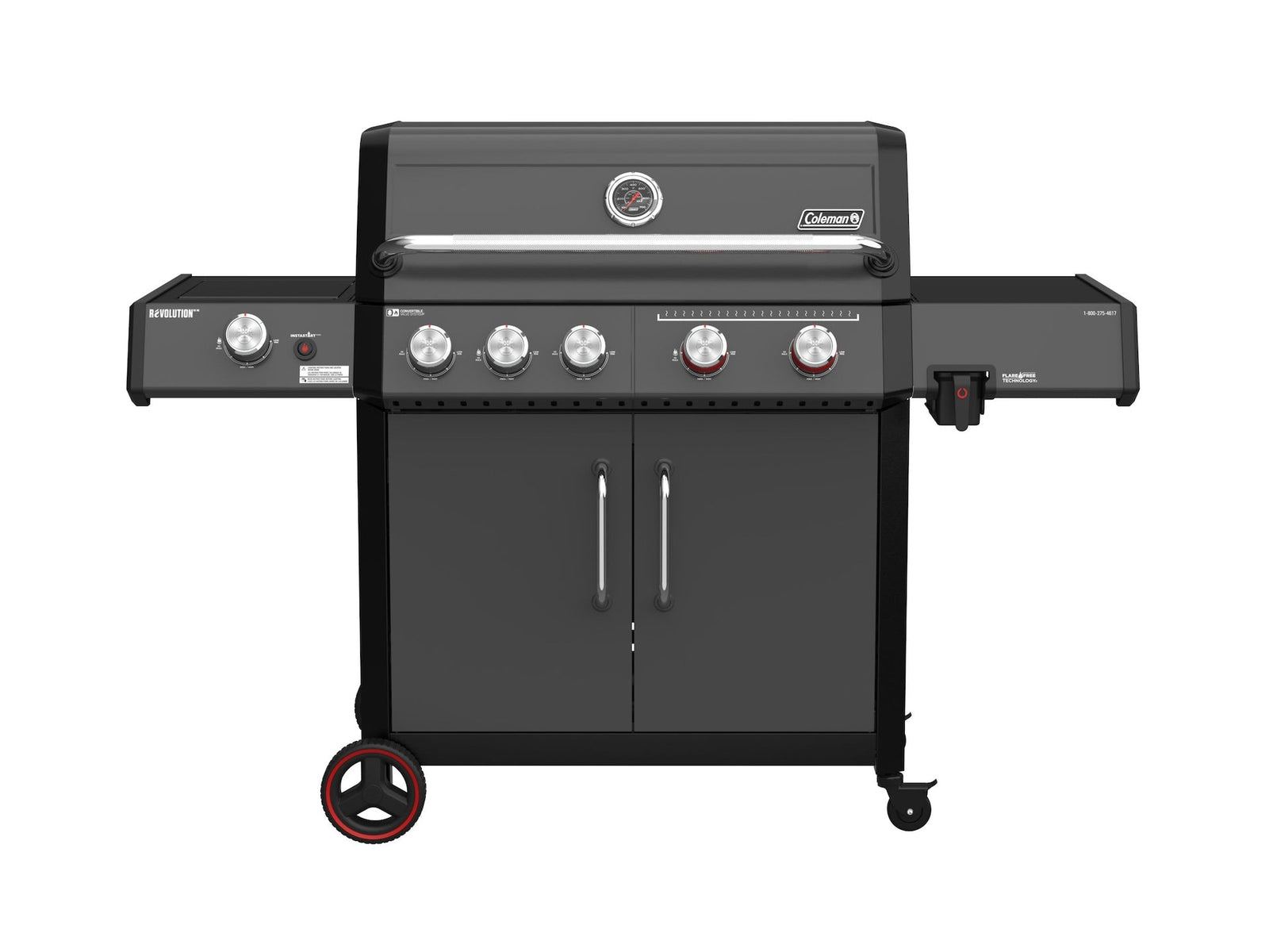 Revolution II 5-Burner Grill and Griddle Combo LP Gas BBQ O4V8 - product image 1