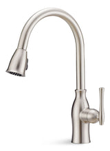 Lisa Single-Handle High Arc Pull-Down Kitchen Faucet, Brushed Nickel L7R8 - product image 1