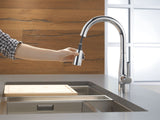1-Handle Pull-Down Kitchen Faucet, Chrome T9U0 - product image 6