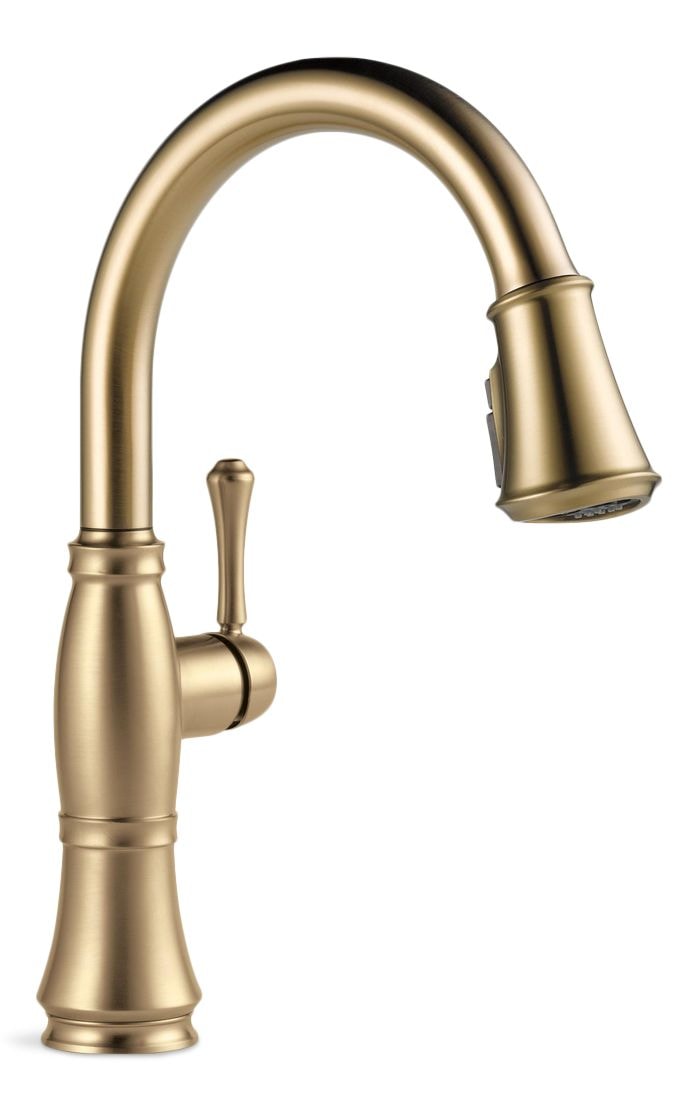 Cassidy 1-Handle ShieldSpray Pull-Down Kitchen Faucet, Champagne Bronze H4M3 - product image 1
