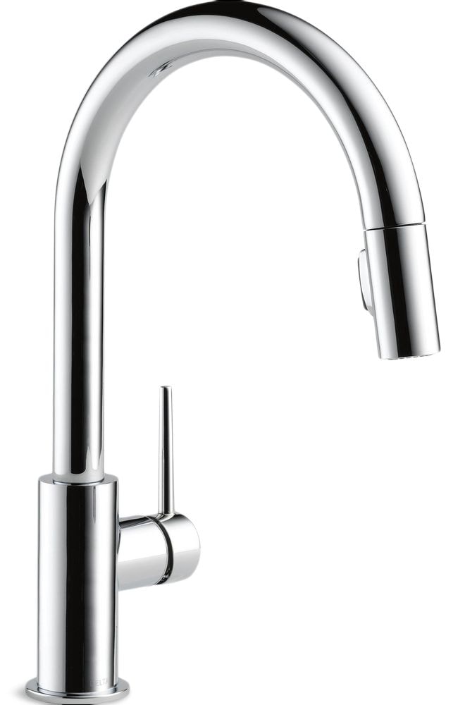 Faucet Trinsic Single Handle High Arc Pull Down Sprayer Kitchen Faucet, Assorted Finishes Q0T5