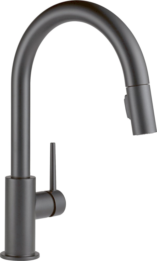 Trinsic Single Handle Pull-Down Kitchen Faucet, Matte Black D4N5 - product image 1