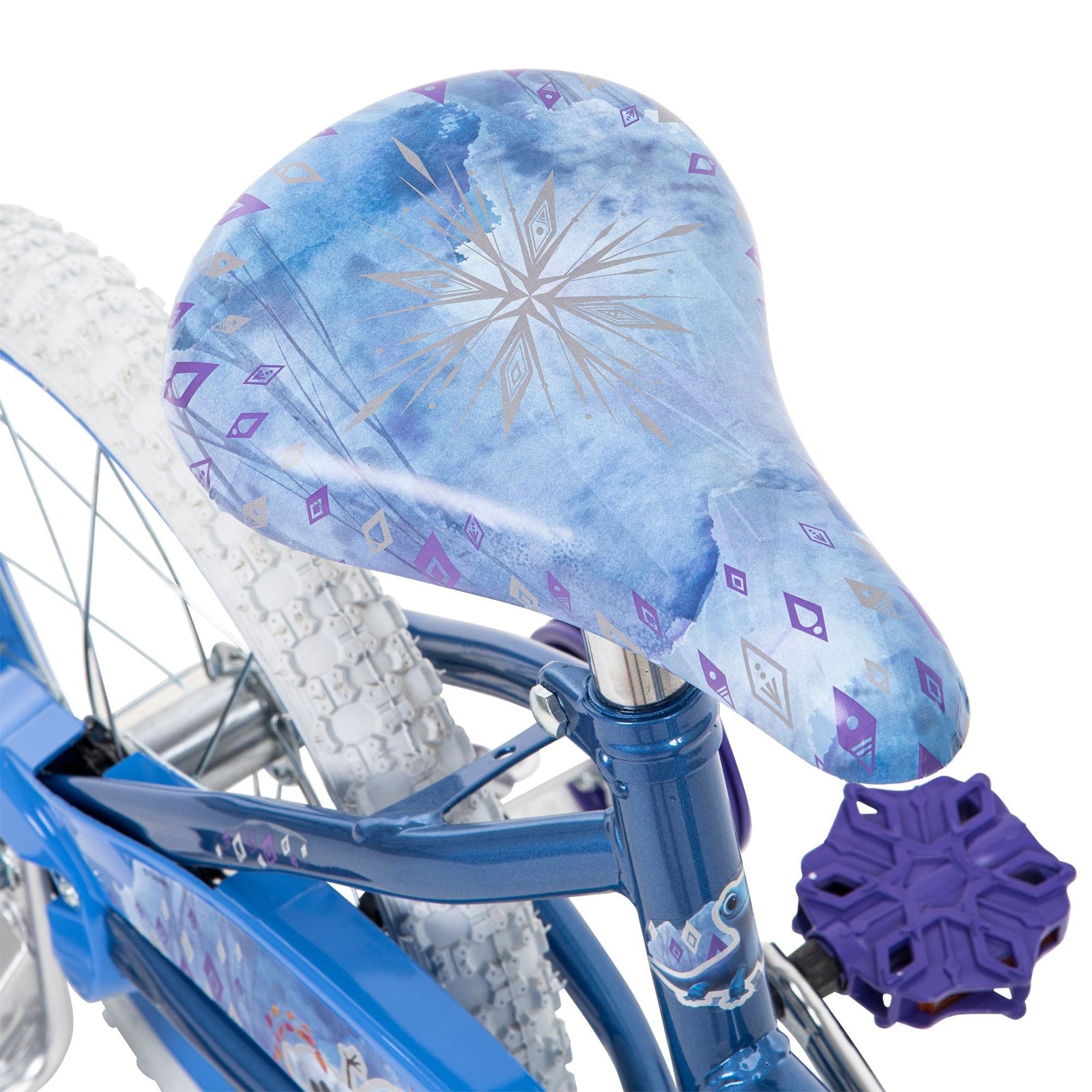 Frozen Kids' Bike, 16-in Wheel, Ice Blue/White N9H5 - product image 8