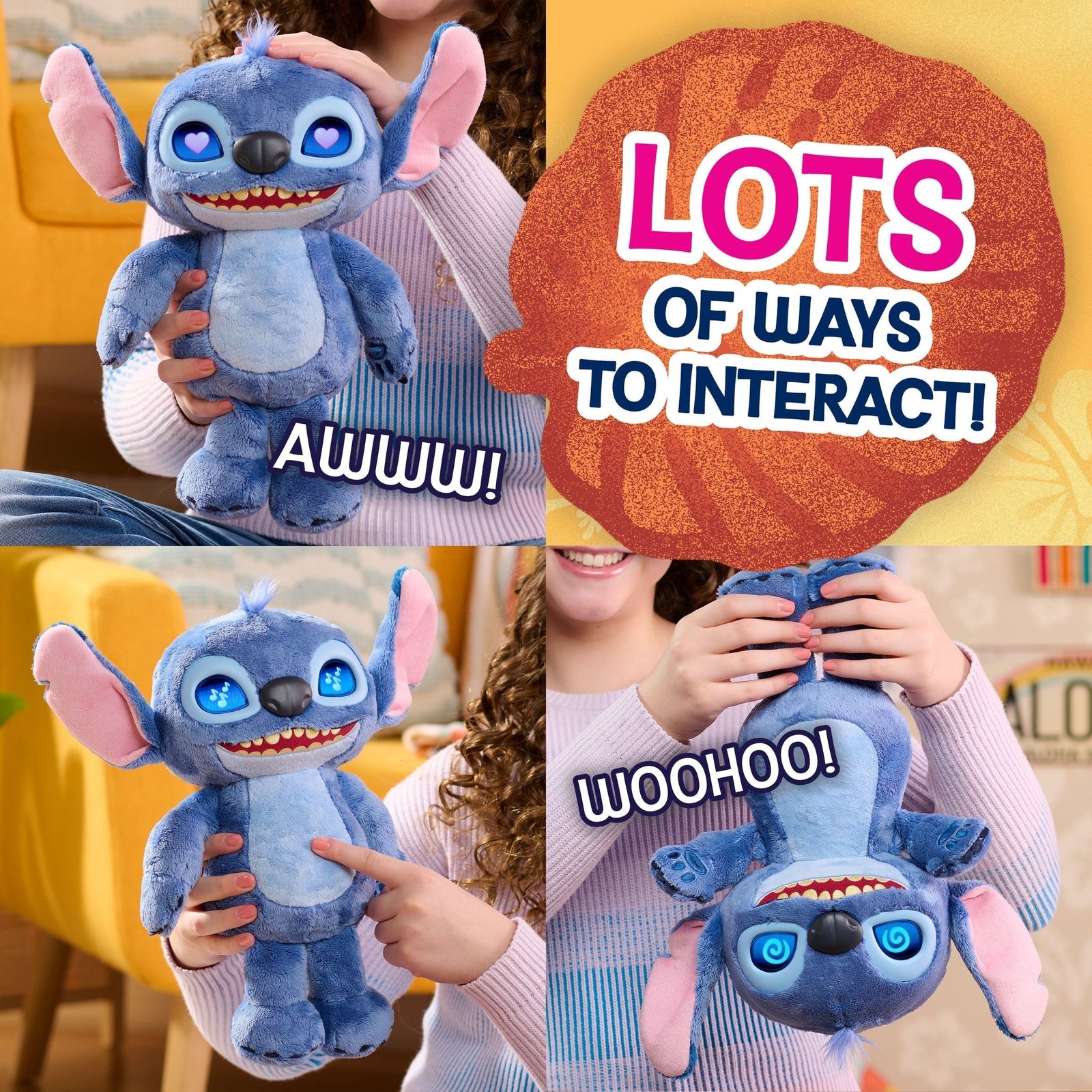 Lilo and Stitch Feature Interactive Plush, 11-in W5Z1 - product image 4