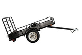 DK2 by Marlon 4x6-ft Single-Axle Black Open Rail Utility Trailer with Ramp Gate, 1314-lb Capacity B4I6 - product image 2