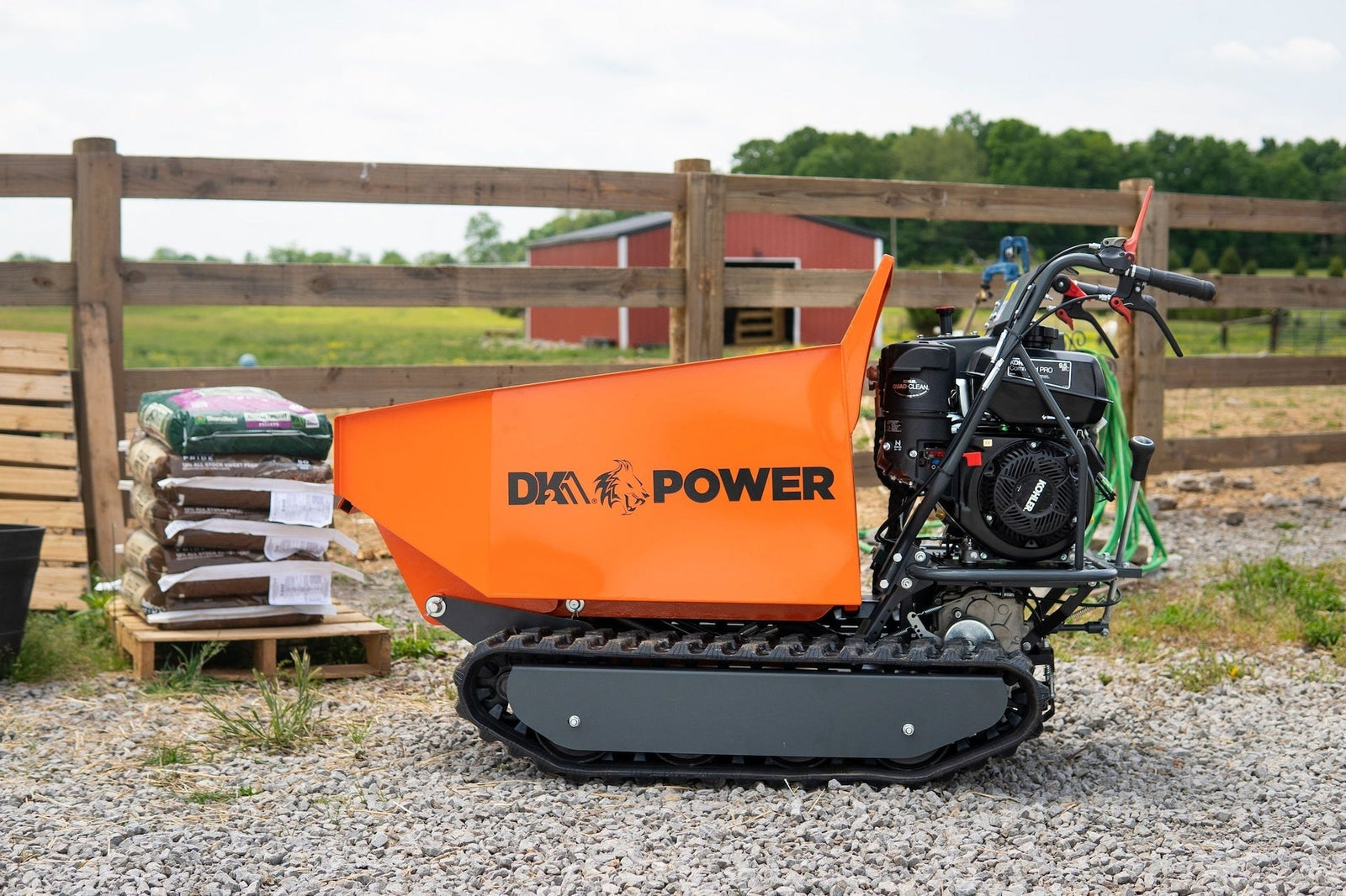 DK2 POWER by Marlon 1100 lb 9.5HP 277 cc Hydraulic Dump Cart O2O2 - product image 7