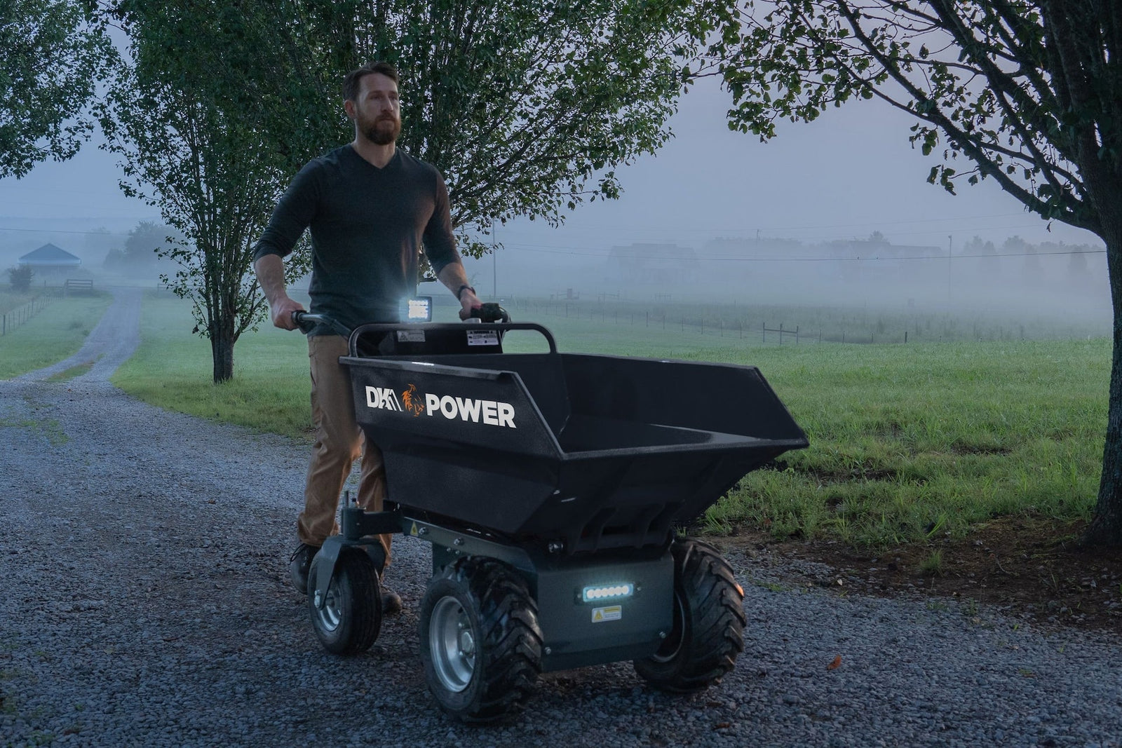 DK2 POWER by Marlon 1100 lb Self-Drive Electric Dump Cart J5Q9 - product image 2