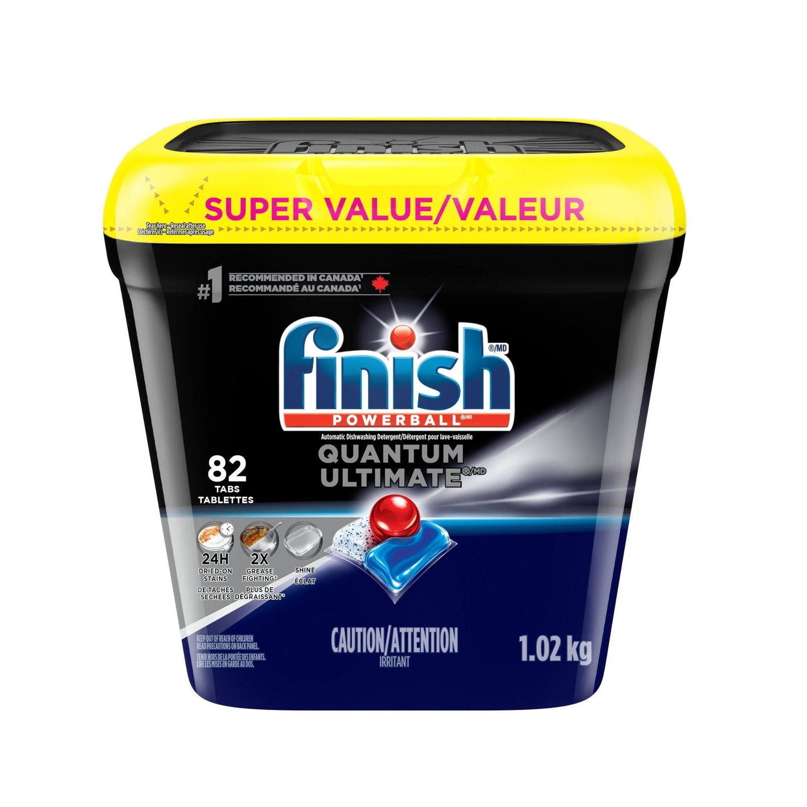 Quantum Ultimate Dishwasher Detergent Tabs, 82-ct Z3S6 - product image 1