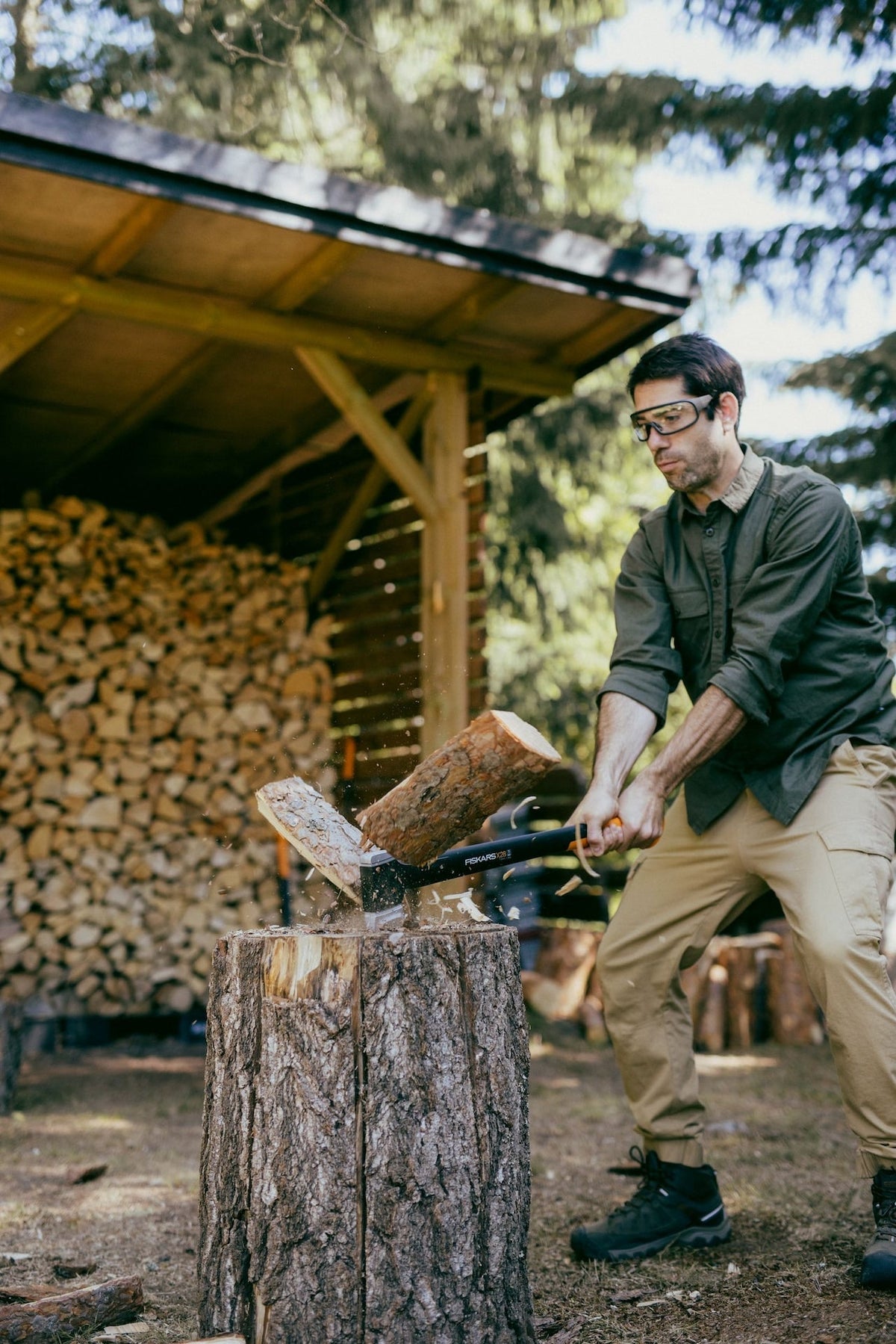 Splitting Axe with FiberComp shaft, 28-in U6S8 - product image 5