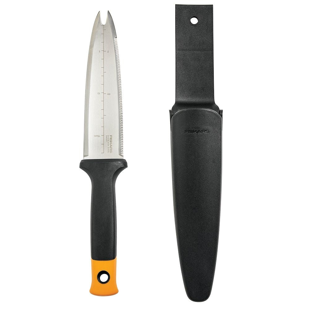 Stainless-Steel Dual-Edged Garden Hori Hori Knife with Sheath Z0C2 - product image 1