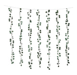 Outdoor 12-Strand Warm White LED Curtain String Lights with Eucalyptus Leaves, 11.48-ft O5D8 - product image 1