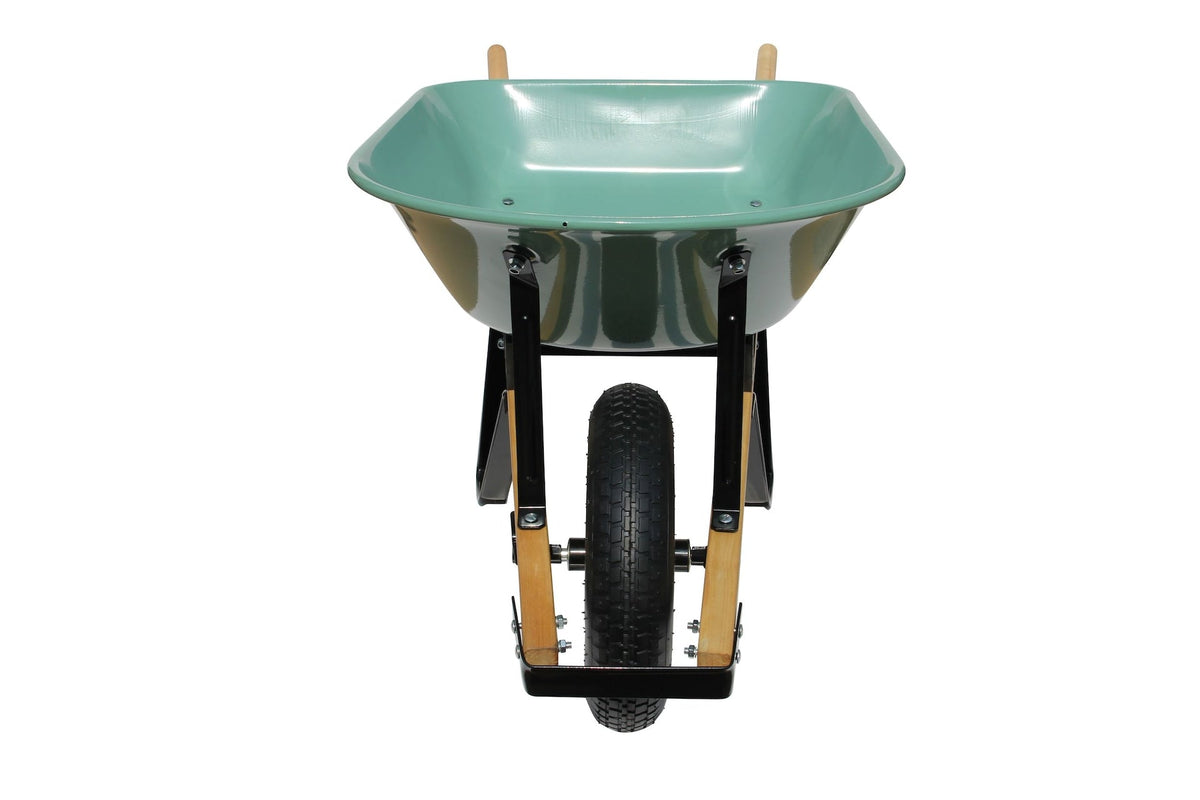 Garden Club 1-Wheel Steel Wheelbarrow for Garden/Yard, Rust-resistant, 5-cu-ft K6B4 - product image 3