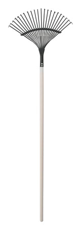 Garden Club 16-in Wide Metal 22-Tine Leaf Rake, 48-in Hardwood Shaft R6D4 - product image 1
