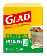 Small 100% Compostable Febreze Lemon Scented Food Waste Bags, 100-pk, 10-L L7O0 - product image 3