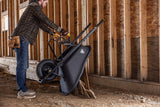 Pro Grade Heavy Duty Poly Tub Wheelbarrow, Poly/Plastic Tray, 6-cu-ft K0P6 - product image 5