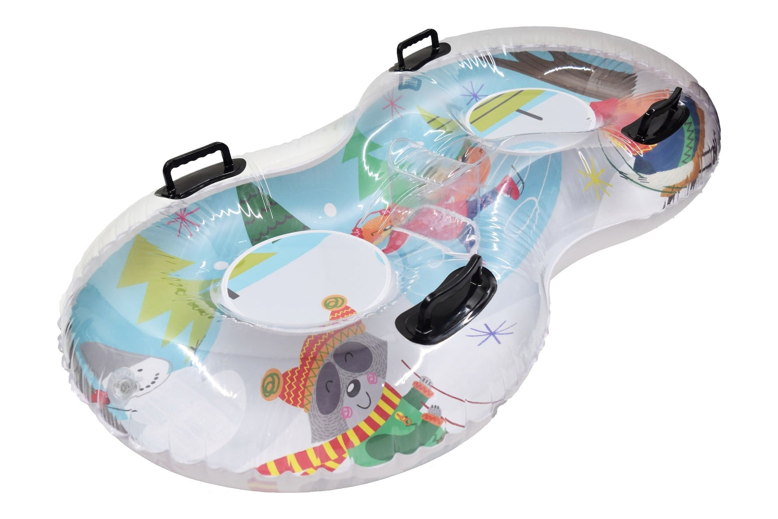 Living 2-Person Duo Inflatable Winter Snow Tube M9O7 - product image 1