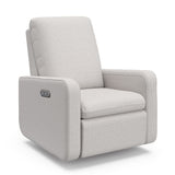 Teddi 1-USB-A/1-USB-C Steel Basketweave Power Recliner & Swivel Glider Q6N7 - product image 1